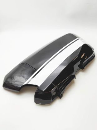 NQi GTs Left body panel (Black+White) 30408064 NIU N1S-GT LEft body panel (Black White) back